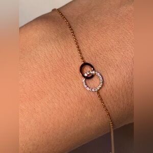 London Jewelers Diamond Rose Gold Dainty Bracelet